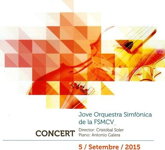 Federación de Sociedades Musicales de la Comunidad Valenciana Orquesta Federal 2015