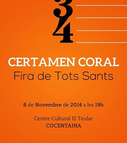 XXXIV Certamen Coral Fira de Tots Sants de Cocentaina