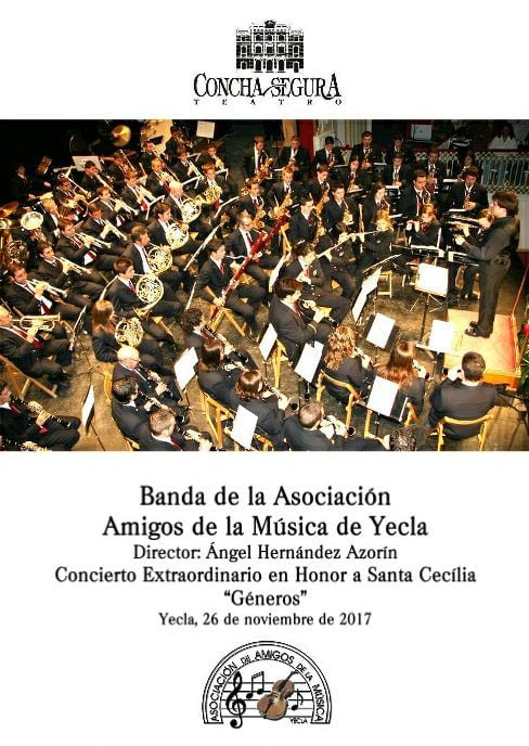 Amigos de la Música de Yecla -Concierto de Santa Cecília 2017