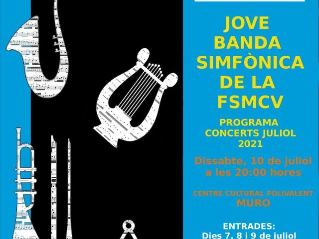 Jove Banda de la FSMCV - Concert 2021 a Muro