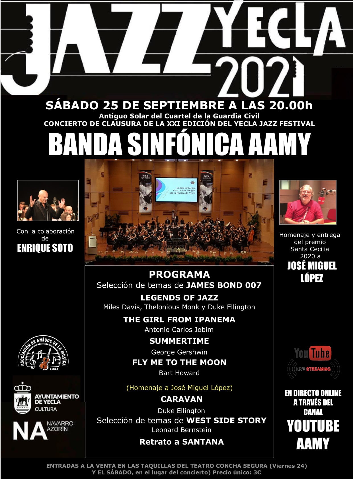 Amigos de la Música de Yecla - Clausura Festival Jazz 2021